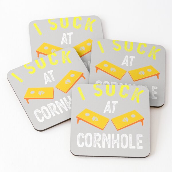 Item preview, I Suck At Cornhole Funny Cornhole Tournament designed and sold by GINIART.