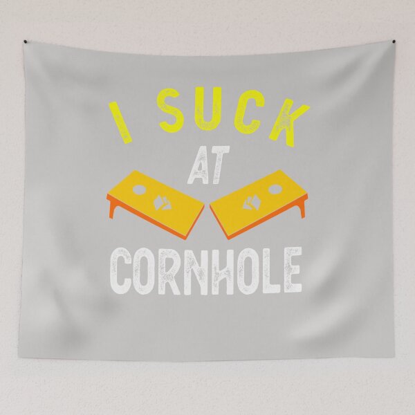 Item preview, I Suck At Cornhole Funny Cornhole Tournament designed and sold by GINIART.