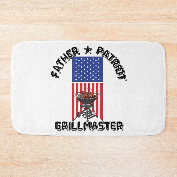 Item preview, FATHER PATRIOT GRILLMASTER GRILLING BBQ 4TH OF JULY INDEPENDENCE DAY AMERICAN FLAG designed and sold by CeraRoss.