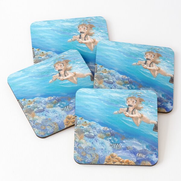 Item preview, snorkeling coral reef swim designed and sold by artbymeagan.