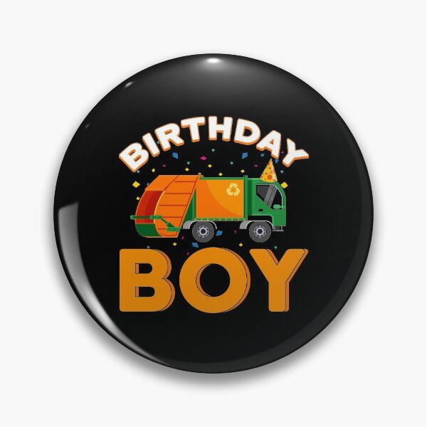 Item preview, Birthday Boy Garbage Truck designed and sold by Toeffishirts.