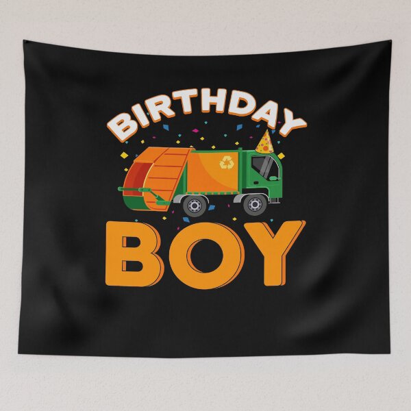 Item preview, Birthday Boy Garbage Truck designed and sold by Toeffishirts.