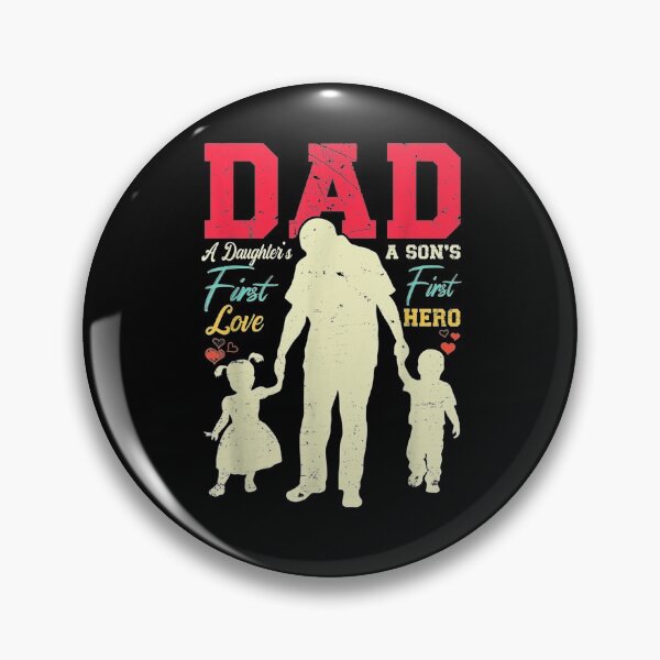 Item preview, Mens Dad A Daughters First Love A Sons First Hero Father's Day  designed and sold by laurader.