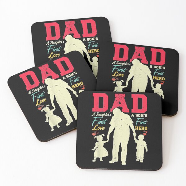 Item preview, Mens Dad A Daughters First Love A Sons First Hero Father's Day  designed and sold by laurader.