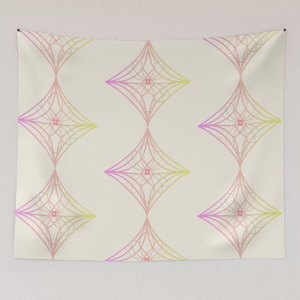 Item preview, Simple pastel mandala design on off-white background designed and sold by Amalzaki.