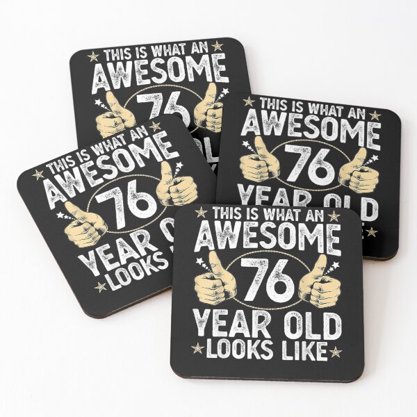 Item preview, This Is What An Awesome 76 Year Old Looks Like 76th Birthday  designed and sold by laurader.