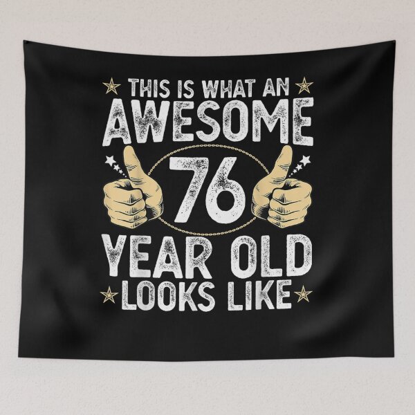 Item preview, This Is What An Awesome 76 Year Old Looks Like 76th Birthday  designed and sold by laurader.
