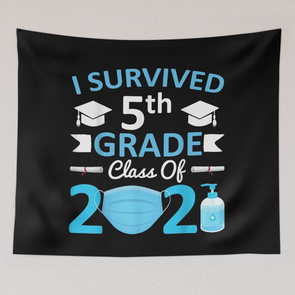 Item preview, 5th Grade Graduation I Survived 5th Grade Class Of 2021  designed and sold by jerrie9.