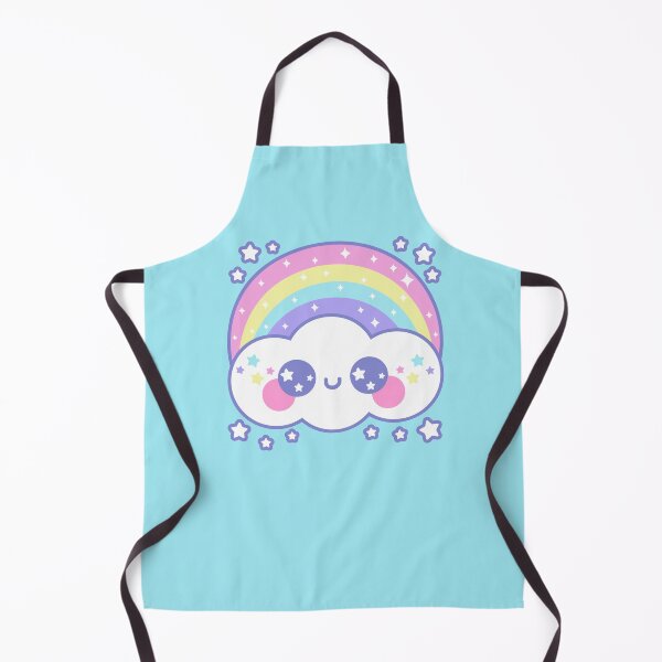 Item preview, Happy Rainbow Cloud - Blue designed and sold by HolleyTeaTime.
