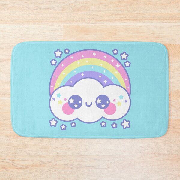 Item preview,  Happy Rainbow Cloud - Blue designed and sold by HolleyTeaTime.