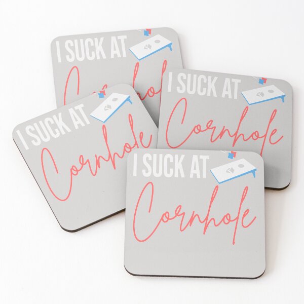 Item preview, I Suck At Cornhole Funny Cornhole Tournament designed and sold by GINIART.