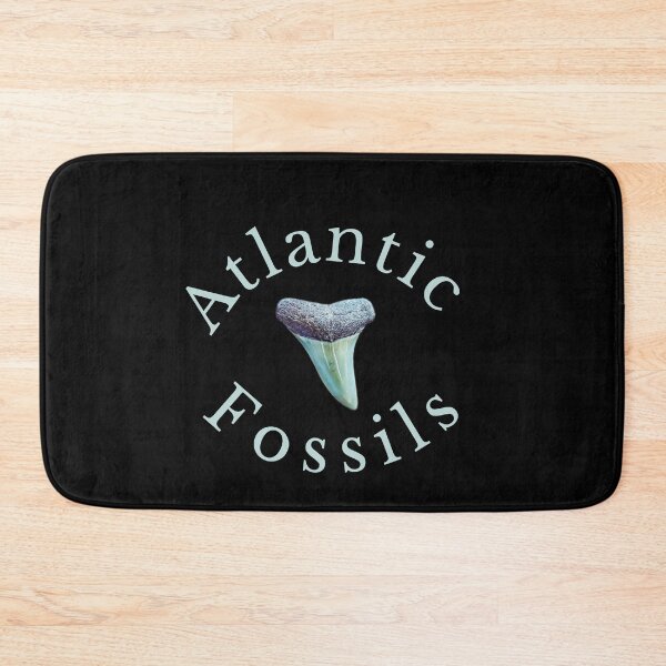 Item preview, Black & Blue Atlantic Fossils Shark Tooth Print designed and sold by AtlanticFossils.