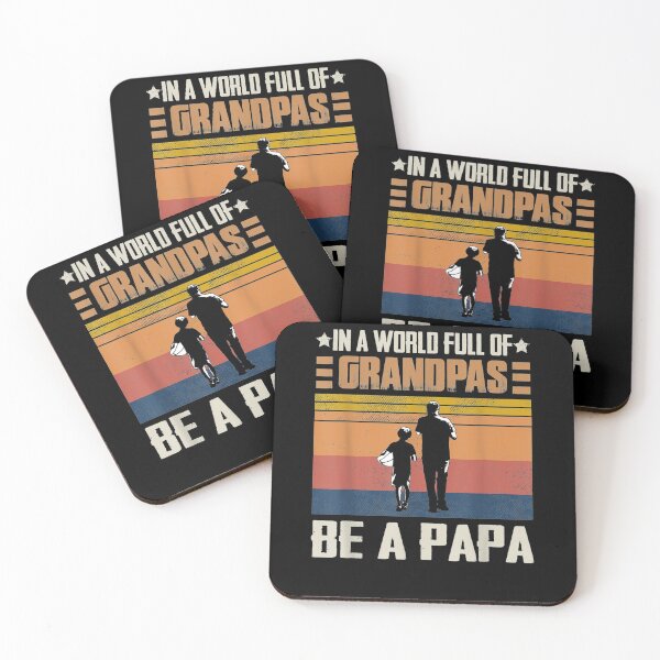 Item preview, Mens In A World Full Of Grandpas Be A Papa Vintage  designed and sold by laurader.