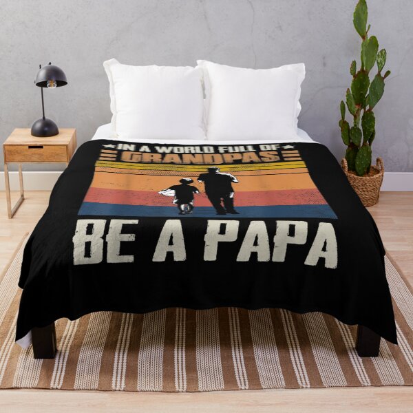 Item preview, Mens In A World Full Of Grandpas Be A Papa Vintage designed and sold by laurader.