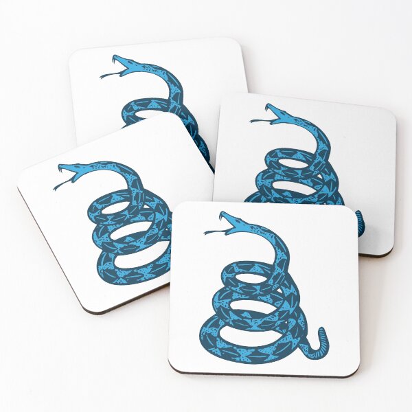 Item preview, Grassless Blue Gadsden Snake  designed and sold by pelagio.