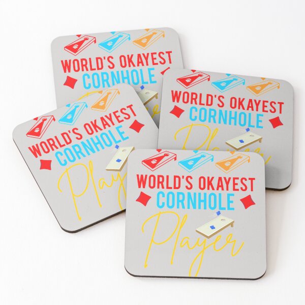 Item preview,  World’s Okayest Funny Retro Style Bean Bags Cornhole Player designed and sold by GINIART.