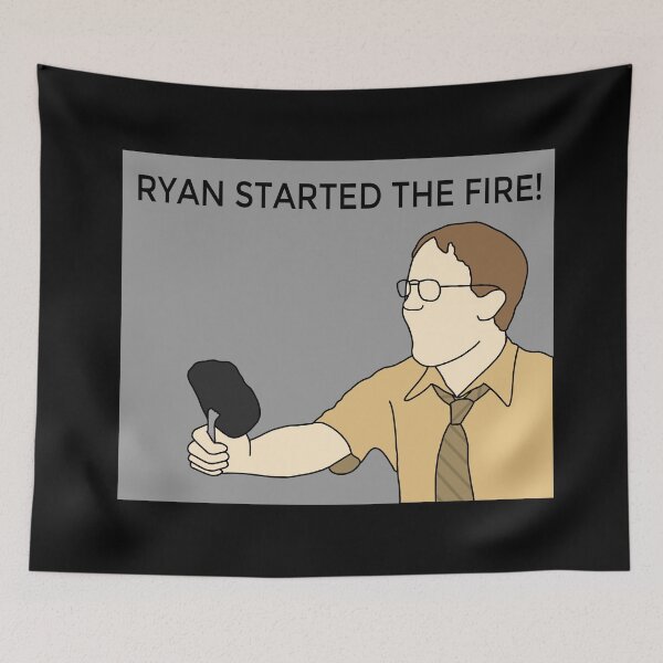 Item preview, Ryan Started the Fire designed and sold by ScrantonGal.