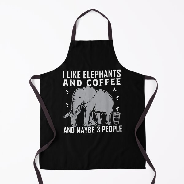 Item preview, I Like Elephants And Coffee And Maybe 3 People Elephant designed and sold by jerrie9.