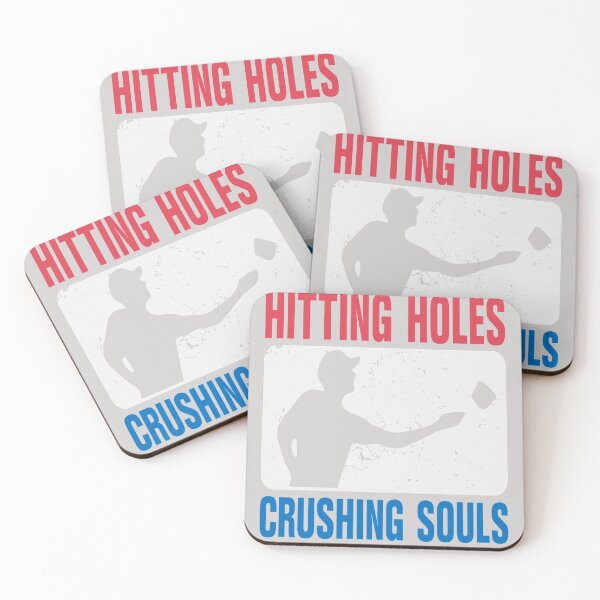 Item preview, Hitting Holes And Crushing Souls Funny Cornhole Game designed and sold by GINIART.