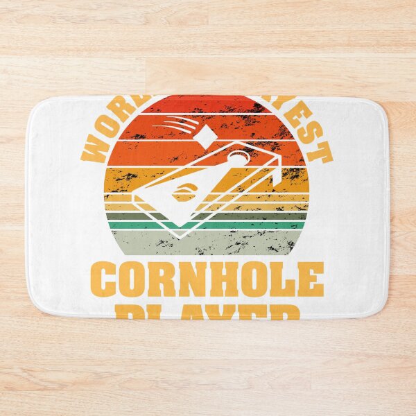 Item preview,  World’s Okayest Funny Retro Style Bean Bags Cornhole Player designed and sold by GINIART.