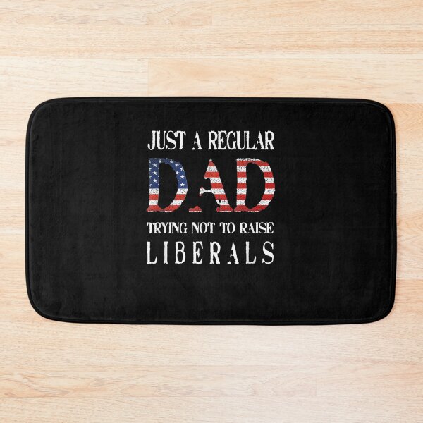 Item preview, Just A Regular Dad Trying Not To Raise Liberals Usa Flag  designed and sold by laurader.
