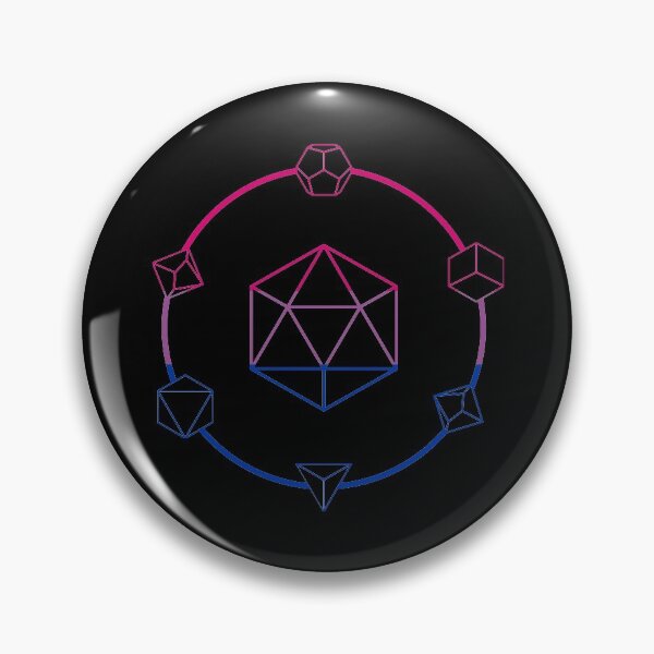 Item preview, Bisexual Pride Dice designed and sold by RoleCallDnD.