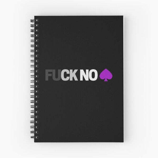 Item preview, Hell No. Asexual Pride designed and sold by Subtle Pride Shop.