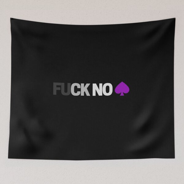Item preview, Hell No. Asexual Pride designed and sold by Subtle Pride Shop.