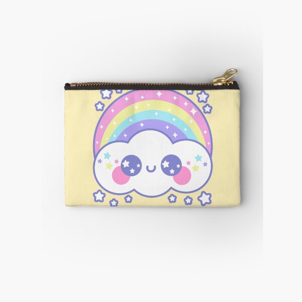 Item preview, Happy Rainbow Cloud - Yellow designed and sold by HolleyTeaTime.