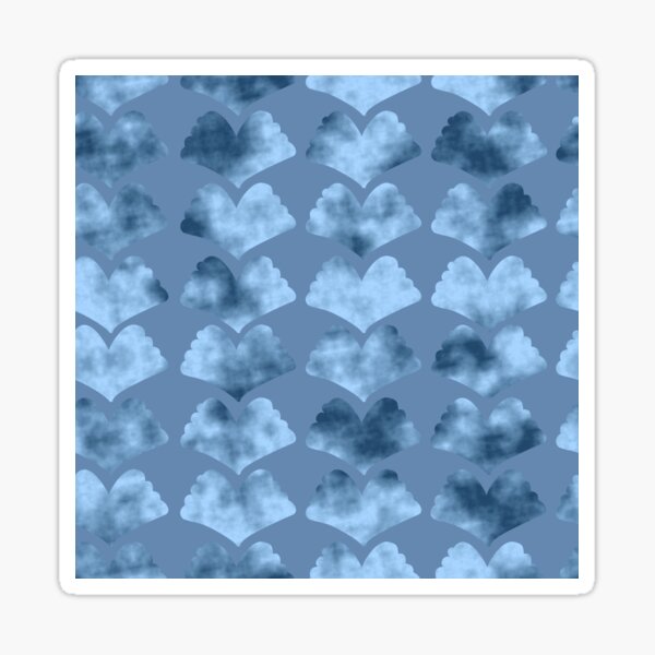 Item preview, Blue Ginkgo Array on Soft Blue designed and sold by Art in My Loft.