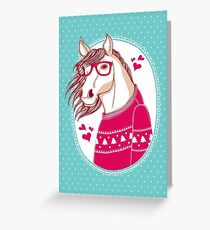 horse Greeting Card
