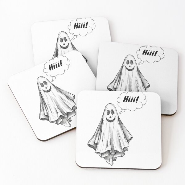 Item preview,  Funny ghost saying hello to you designed and sold by Marouane21.