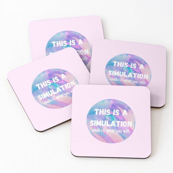 Item preview, This Is A Simulation Watercolor Quote designed and sold by Natasha Rolfe.