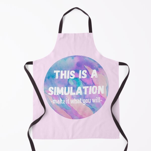 Item preview, This Is A Simulation Watercolor Quote designed and sold by Natasha Rolfe.