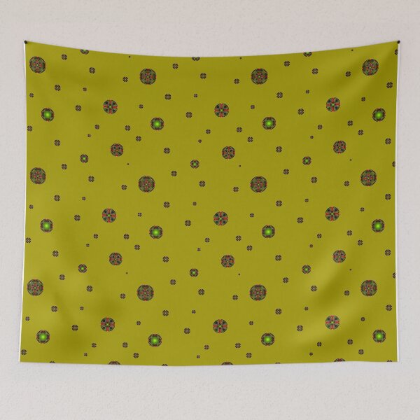 Item preview,  Cosmic Mustard-Pistachio Polka Dot designed and sold by runati.