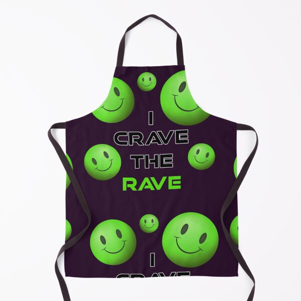 Item preview, I Crave The Rave - Save Our Scene - Acid Smilly Face - Green on Purple designed and sold by NoMatterLab.