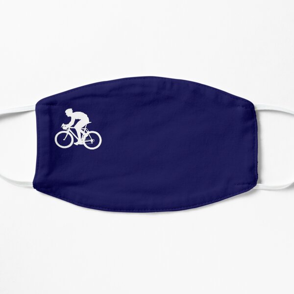 Bicycle racing bike / dark blue Flat Mask
