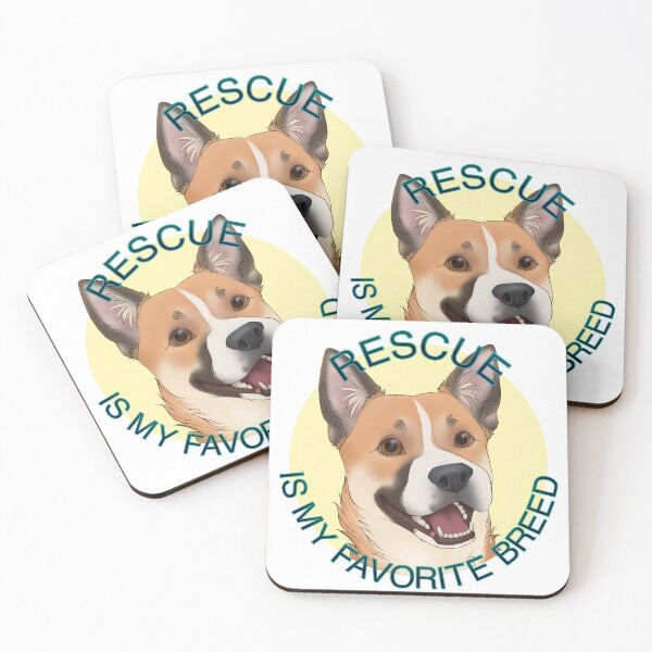 Artikelvorschau, Rettung ist meine Lieblingsrasse: Samoa the Cattle Dog Mix entworfen und verkauft von CMS-artworks.