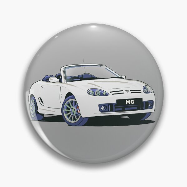 Item preview, MG Rover MG TF in Dover White designed and sold by Webazoot Industries - Car Art.