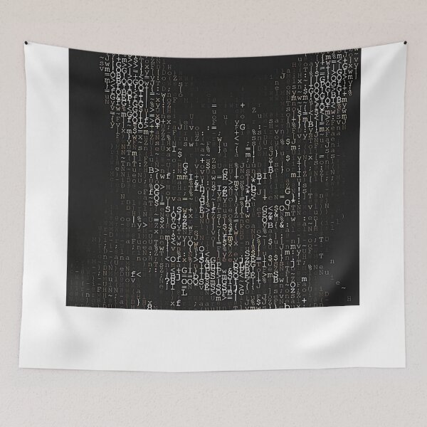 Item preview, Tabby Cat made of letters and symbols designed and sold by magicbyrc.