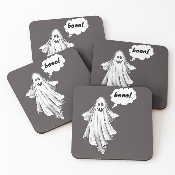 Item preview, funny ghost saying "boo" designed and sold by Marouane21.