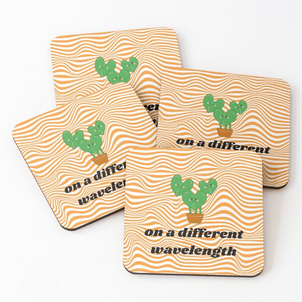 Item preview, On A Different Wavelength Hippie Plant Quote designed and sold by Natasha Rolfe.