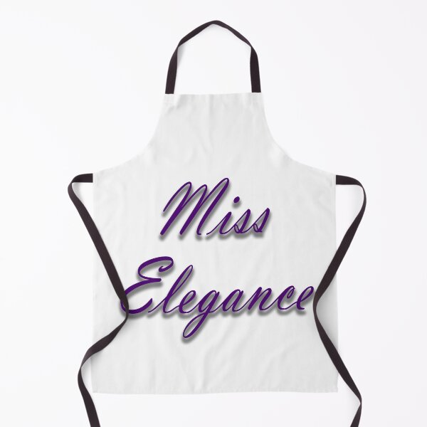 Item preview, Miss Elegance text with purple letters designed and sold by Nikoleta Vukovic.