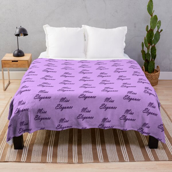 Item preview, Miss Elegance text with purple letters designed and sold by Nikoleta Vukovic.