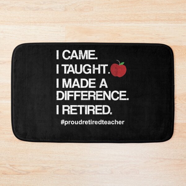 Item preview, Funny Teacher Retirement Retired School Teacher designed and sold by Pukiart.