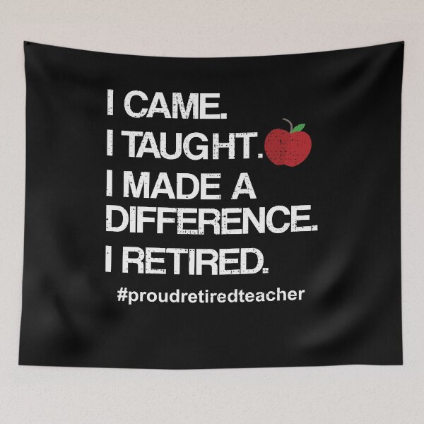 Item preview, Funny Teacher Retirement Retired School Teacher designed and sold by Pukiart.