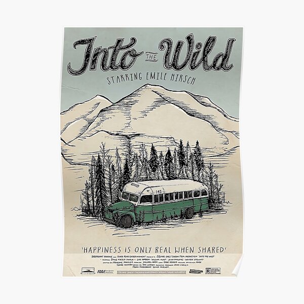 Dans la nature illustrée Poster