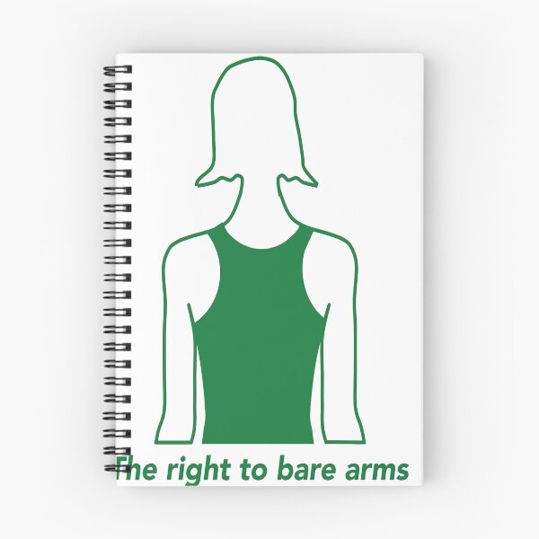 Item preview, The Right to Bare Arms-green designed and sold by Tanya Scharaschkin.