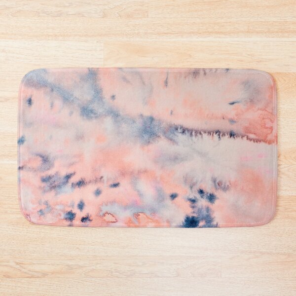 Item preview, Watercolor wash Mixture of Blue and pink flow designed and sold by Gainor Andrews.