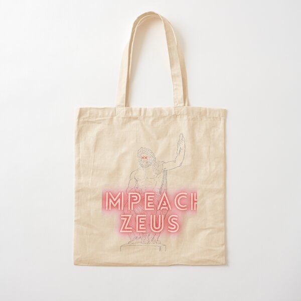 Impeach Zeus Cotton Tote Bag
